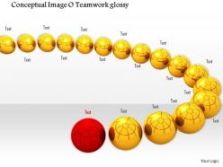 0914 conceptual image of glossy balls with one red ball image graphics for powerpoint