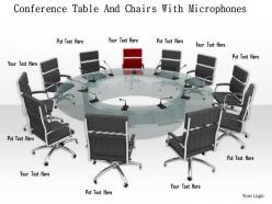0914 conference table with chairs microphone image graphics for powerpoint