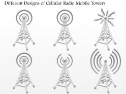 0914 different designs of cellular radio mobile towers for wireless communication ppt slide