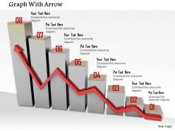 0914 graph with arrow numbers image graphics for powerpoint