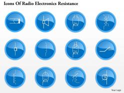 0914 icons of radio electronics components 2 ppt slide