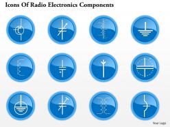 0914 icons of radio electronics components 9 ppt slide