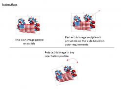 0914 labor day american flag balloons ppt slide image graphics for powerpoint
