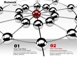 0914 network web with spheres individual red sphere image graphics for powerpoint