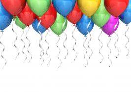 0914 party balloons background party image graphic stock photo
