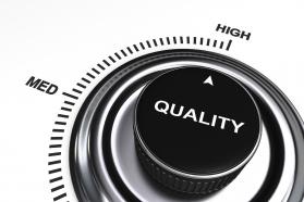 0914 quality meter at high level for quality management stock photo