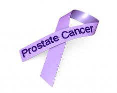0914 ribbon for prostate cancer awareness stock photo