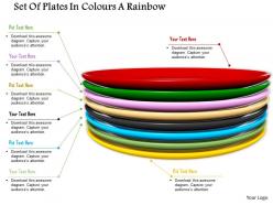 0914 set of colorful plates with text image graphics for powerpoint