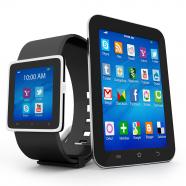 0914 smart watch with touchscreen smart phone for advanced technology stock photo