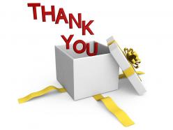 0914 thank you words coming out of gift box ppt powerpoint presentation layouts files