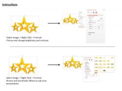 0914 three stars with different height image graphics for powerpoint