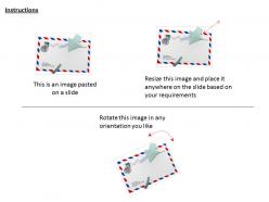 0914 white 3d envelope enclosed with arrow image graphics for powerpoint