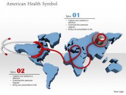 0914 world map with stethoscope on america image graphics for powerpoint