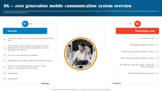0G Zero Generation Mobile Communication System Overview 1G To 5G Technology