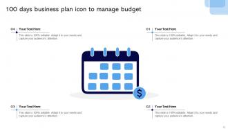 100 Days Business Plan Powerpoint Ppt Template Bundles Images Multipurpose