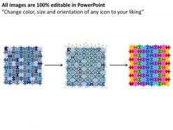 220732 style puzzles matrix 1 piece powerpoint presentation diagram infographic slide