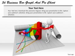 1013 3d business bar graph and pie chart ppt graphics icons powerpoint