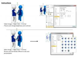 1013 3d business man shaking hands ppt graphics icons powerpoint