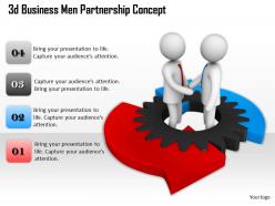 1013 3d business men partnership concept ppt graphics icons powerpoint
