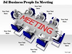 1013 3d business people in meeting ppt graphics icons powerpoint