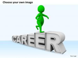 1013 3d human on career path ppt graphics icons powerpoint