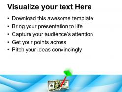 1013 3d illustration of dart and dollar powerpoint templates ppt themes and graphics