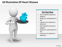 1013 3d illustration of heart disease ppt graphics icons powerpoint