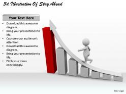 1013 3d illustration of stay ahead ppt graphics icons powerpoint