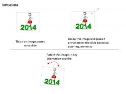 1013 3d image of 2014 with doctor ppt graphics icons powerpoint