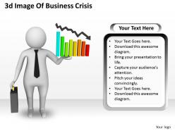1013 3d image of business crisis ppt graphics icons powerpoint