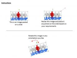 1013 3d image of leadership concept ppt graphics icons powerpoint