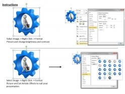 1013 3d man in turning gear ppt graphics icons powerpoint