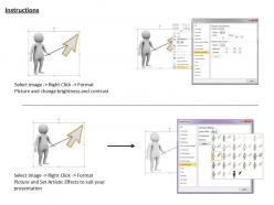 1013 3d man pointing arrow ppt graphics icons powerpoint