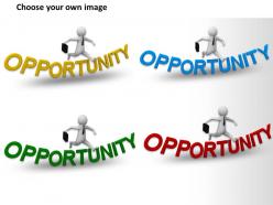 1013 3d man seeks for an opportunity ppt graphics icons powerpoint