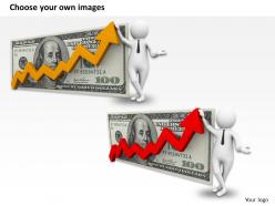 1013 3d man showing economy growth ppt graphics icons powerpoint