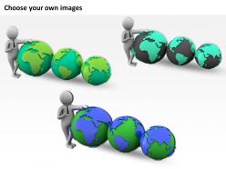 1013 3d man showing globes ppt graphics icons powerpoint