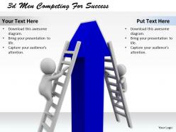 1013 3d men competing for success ppt graphics icons powerpoint