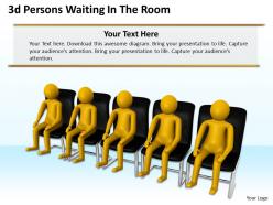 1013 3d persons waiting in the room ppt graphics icons powerpoint