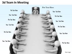 1013 3d Team In Meeting Ppt Graphics Icons Powerpoint