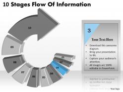 1013 busines ppt diagram 10 stages flow of infoirmation powerpoint template