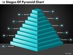 1013 Busines Ppt diagram 10 Stages Of Pyramid Chart Powerpoint Template
