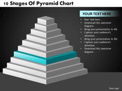 3163764 style layered pyramid 10 piece powerpoint presentation diagram infographic slide