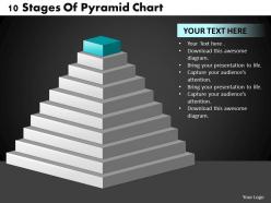 3163764 style layered pyramid 10 piece powerpoint presentation diagram infographic slide
