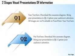 1013 busines ppt diagram 2 stages visual presentations of information powerpoint template