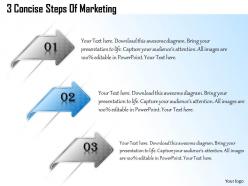 1013 busines ppt diagram 3 concise steps of marketing powerpoint template