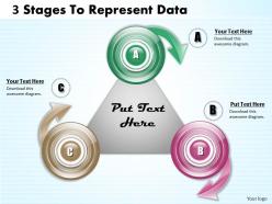 1013 Busines Ppt diagram 3 Stages To Represent Data Powerpoint Template