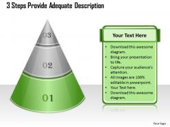 1013 busines ppt diagram 3 steps provide adequate description powerpoint template