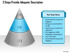 1013 busines ppt diagram 3 steps provide adequate description powerpoint template