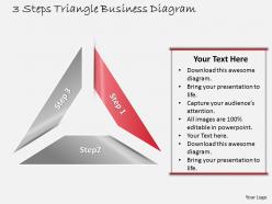 1013 business ppt diagram 3 steps triangle business diagram powerpoint template