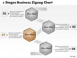 45295786 style circular zig-zag 4 piece powerpoint presentation diagram infographic slide